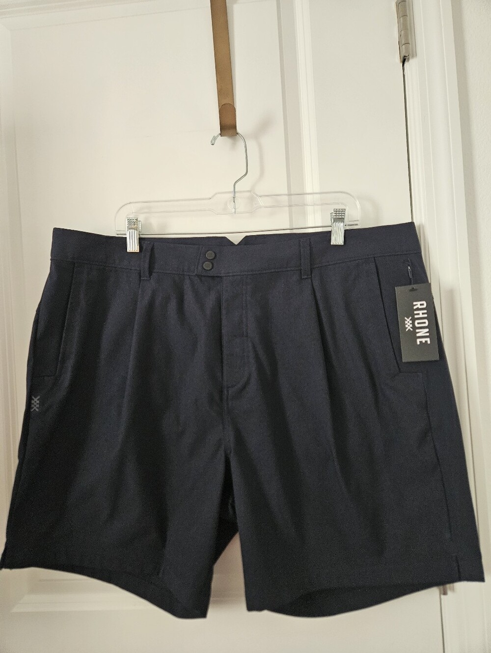 NWT Rhone Mens 7" Golf Tour Short True Navy Performance Stretch Size 40